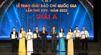 Chủ tịch nước Võ Văn Thưởng dự Lễ trao giải Báo chí quốc gia lần thứ XVII - năm 2022