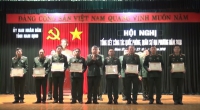 Hội nghị tổng kết công tác quốc phòng, quân sự địa phương năm 2018