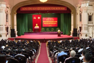 Tỉnh ủy Nam Định tổ chức hội nghị thông báo nhanh kết quả Hội nghị lần thứ năm BCH trung ương Đảng khóa XIII