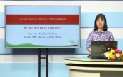 Dạy học trên truyền hình: Ôn tập  kiến thức Anh Văn 12 - TOPIC: WORD STRESS ( 11/04/2020 )