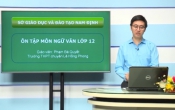 Dạy học trên truyền hình: Ôn tập  kiến thức Ngữ Văn 12 - Chuyên đề:  Nâng cao kỹ năng viết đoạn văn nghị luận xã hội ( 04/04/2020 )