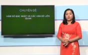 Dạy học trên truyền hình: Ôn tập  kiến thức Toán 9 - Hàm số bậc nhất và các vấn đề liên quan ( 07/03/2020 )