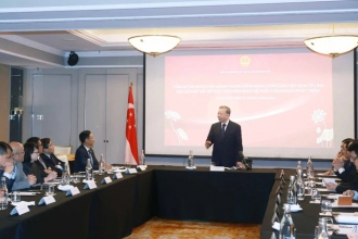 Tổng Bí thư Tô Lâm gặp mặt trí thức kiều bào tại Singapore